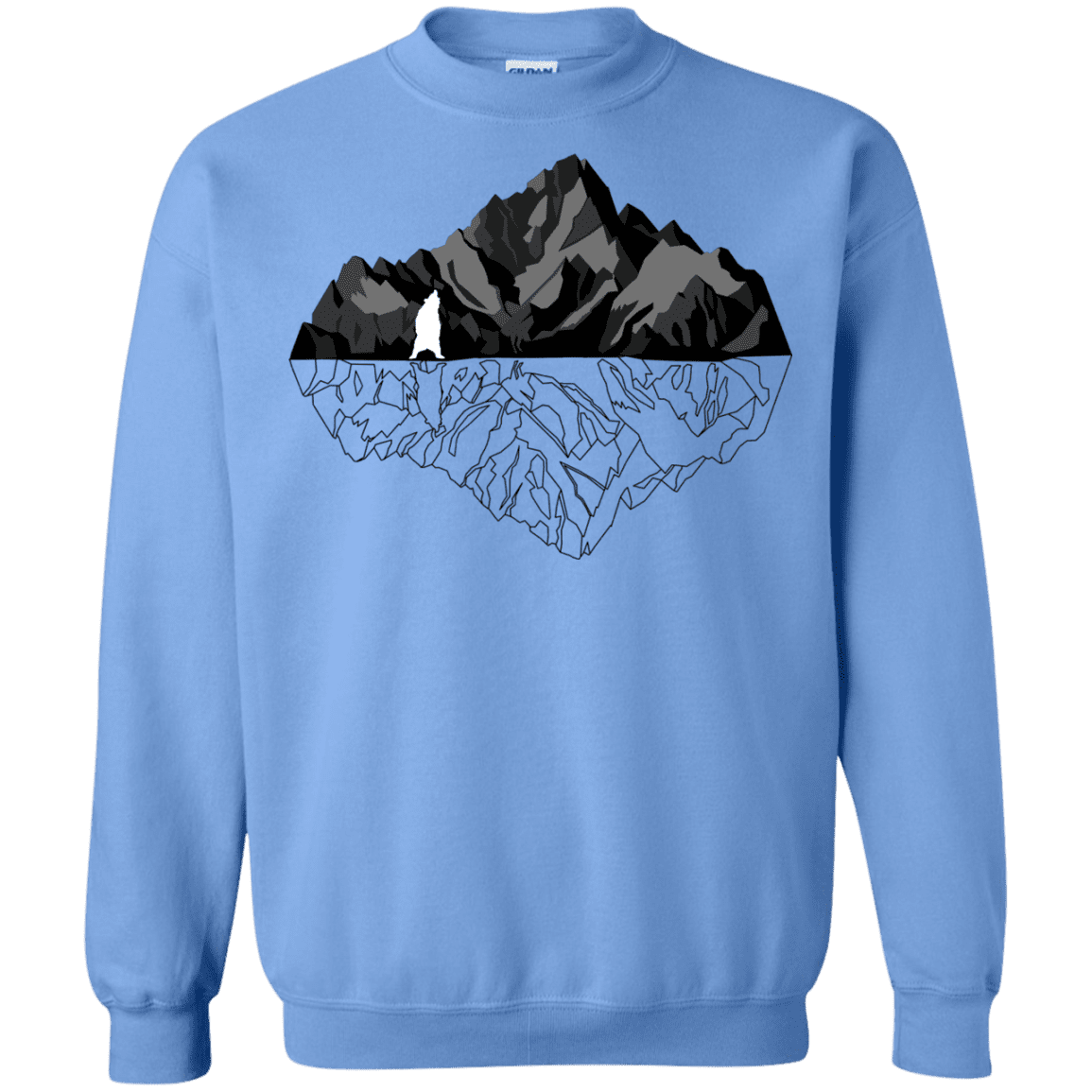 Sweatshirts Carolina Blue / S Bear Reflection Crewneck Sweatshirt