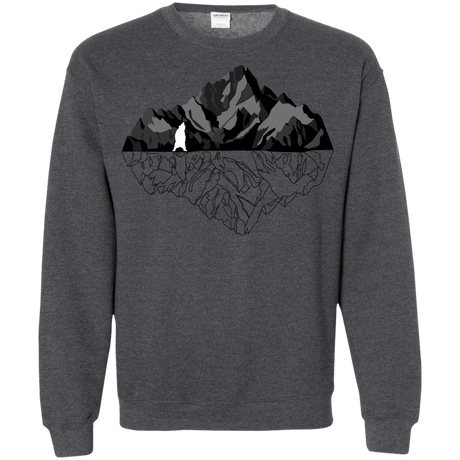 Sweatshirts Dark Heather / S Bear Reflection Crewneck Sweatshirt