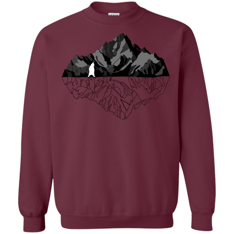 Sweatshirts Maroon / S Bear Reflection Crewneck Sweatshirt