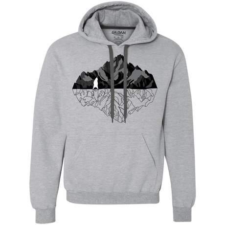 Sweatshirts Sport Grey / S Bear Reflection Premium Fleece Hoodie