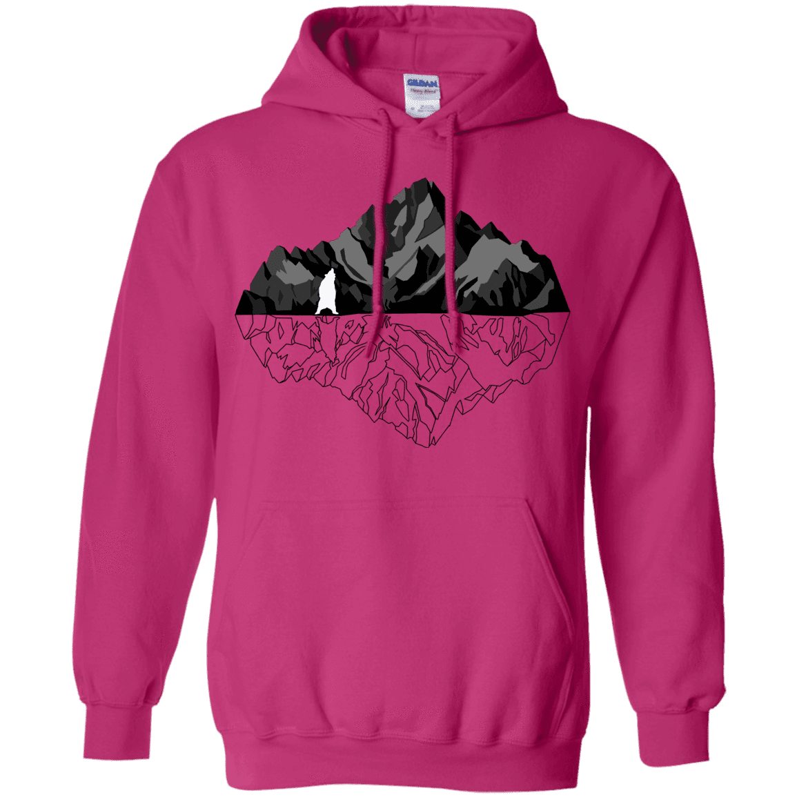 Sweatshirts Heliconia / S Bear Reflection Pullover Hoodie