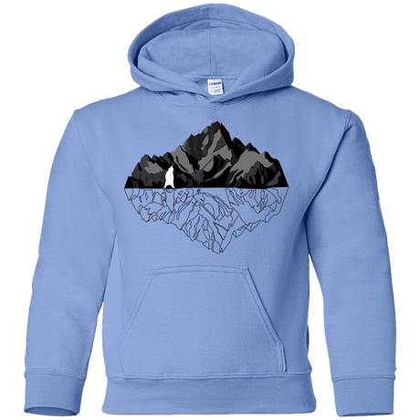 Sweatshirts Carolina Blue / YS Bear Reflection Youth Hoodie