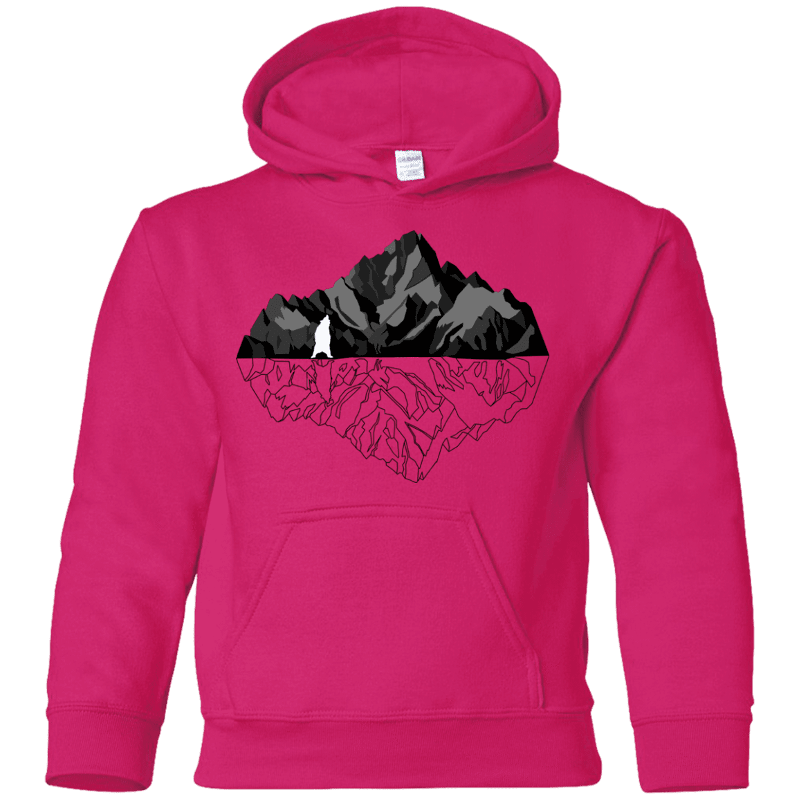 Sweatshirts Heliconia / YS Bear Reflection Youth Hoodie
