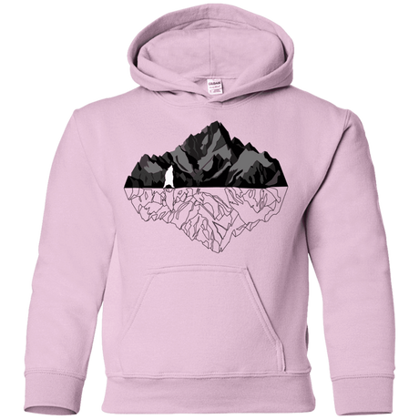 Sweatshirts Light Pink / YS Bear Reflection Youth Hoodie
