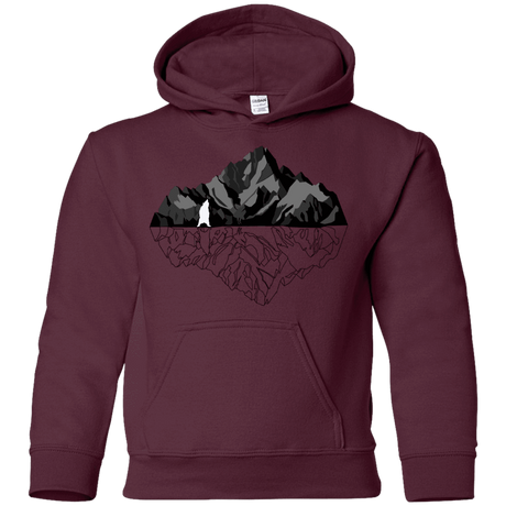 Sweatshirts Maroon / YS Bear Reflection Youth Hoodie