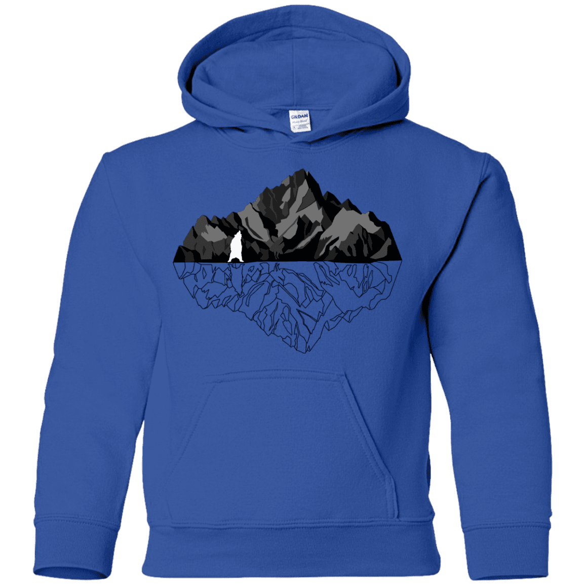 Sweatshirts Royal / YS Bear Reflection Youth Hoodie