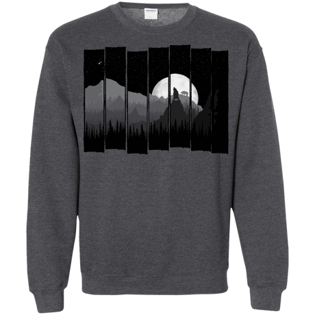 Sweatshirts Dark Heather / S Bear Slats Crewneck Sweatshirt