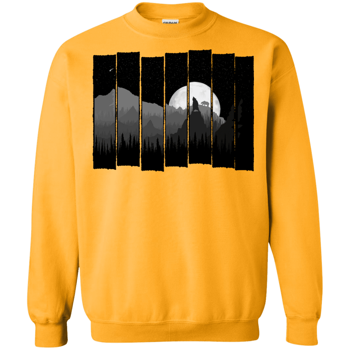 Sweatshirts Gold / S Bear Slats Crewneck Sweatshirt