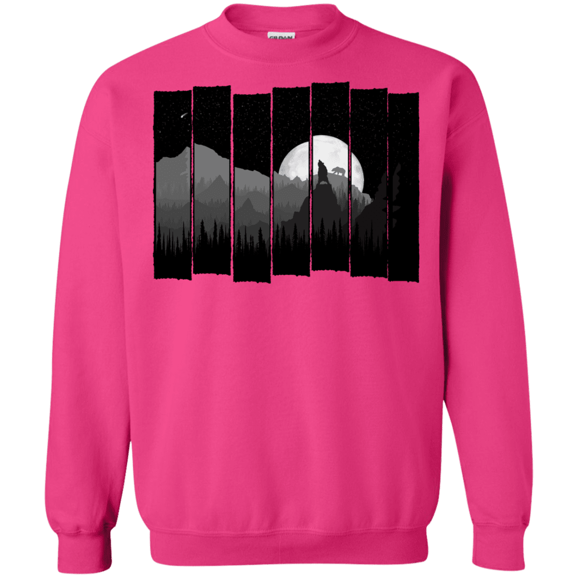 Sweatshirts Heliconia / S Bear Slats Crewneck Sweatshirt