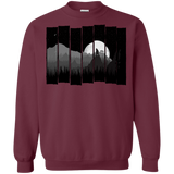 Sweatshirts Maroon / S Bear Slats Crewneck Sweatshirt