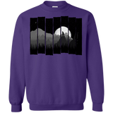 Sweatshirts Purple / S Bear Slats Crewneck Sweatshirt