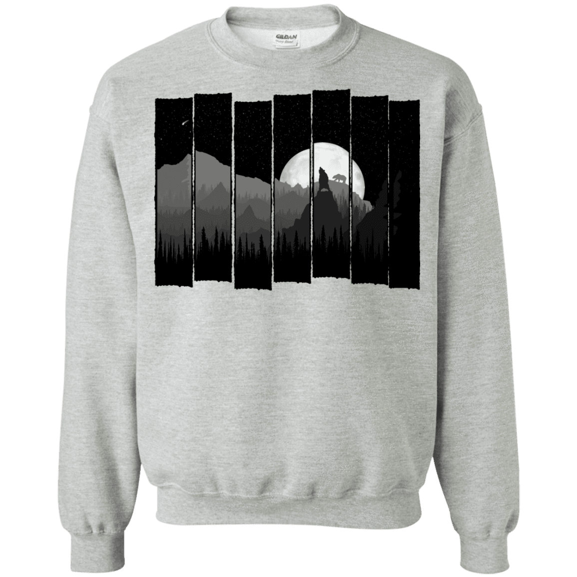 Sweatshirts Sport Grey / S Bear Slats Crewneck Sweatshirt