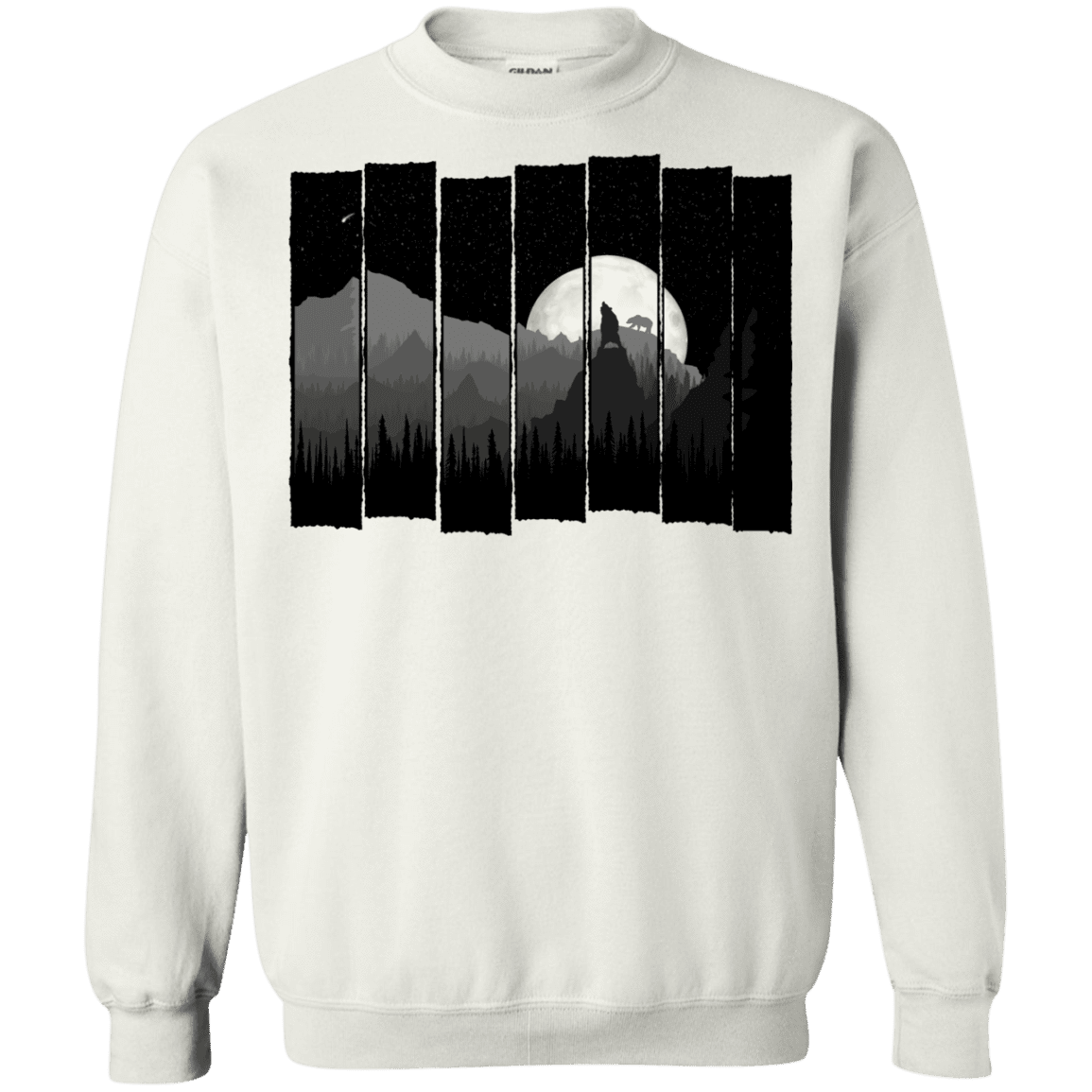 Sweatshirts White / S Bear Slats Crewneck Sweatshirt