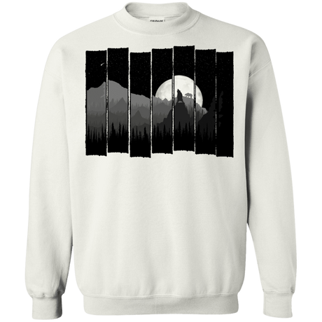 Sweatshirts White / S Bear Slats Crewneck Sweatshirt