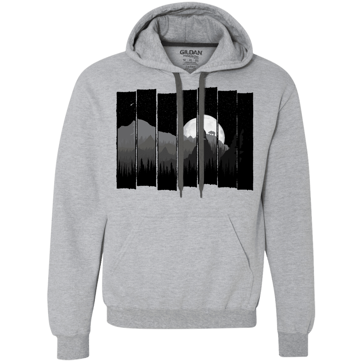 Sweatshirts Sport Grey / S Bear Slats Premium Fleece Hoodie