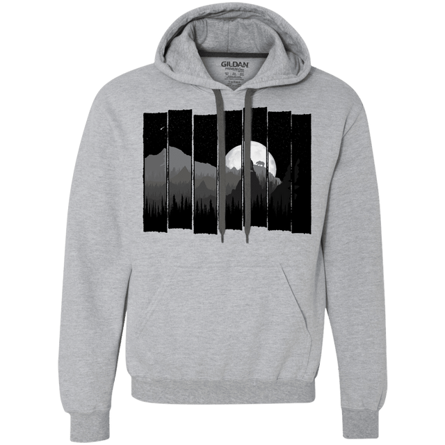 Sweatshirts Sport Grey / S Bear Slats Premium Fleece Hoodie