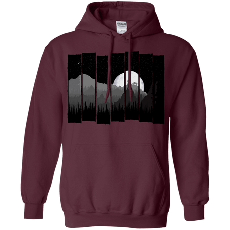 Sweatshirts Maroon / S Bear Slats Pullover Hoodie