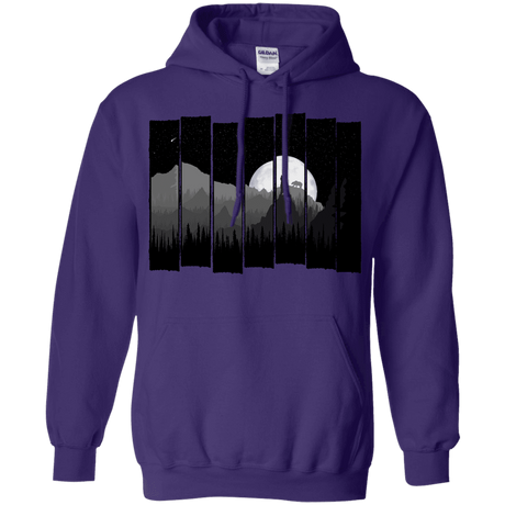 Sweatshirts Purple / S Bear Slats Pullover Hoodie