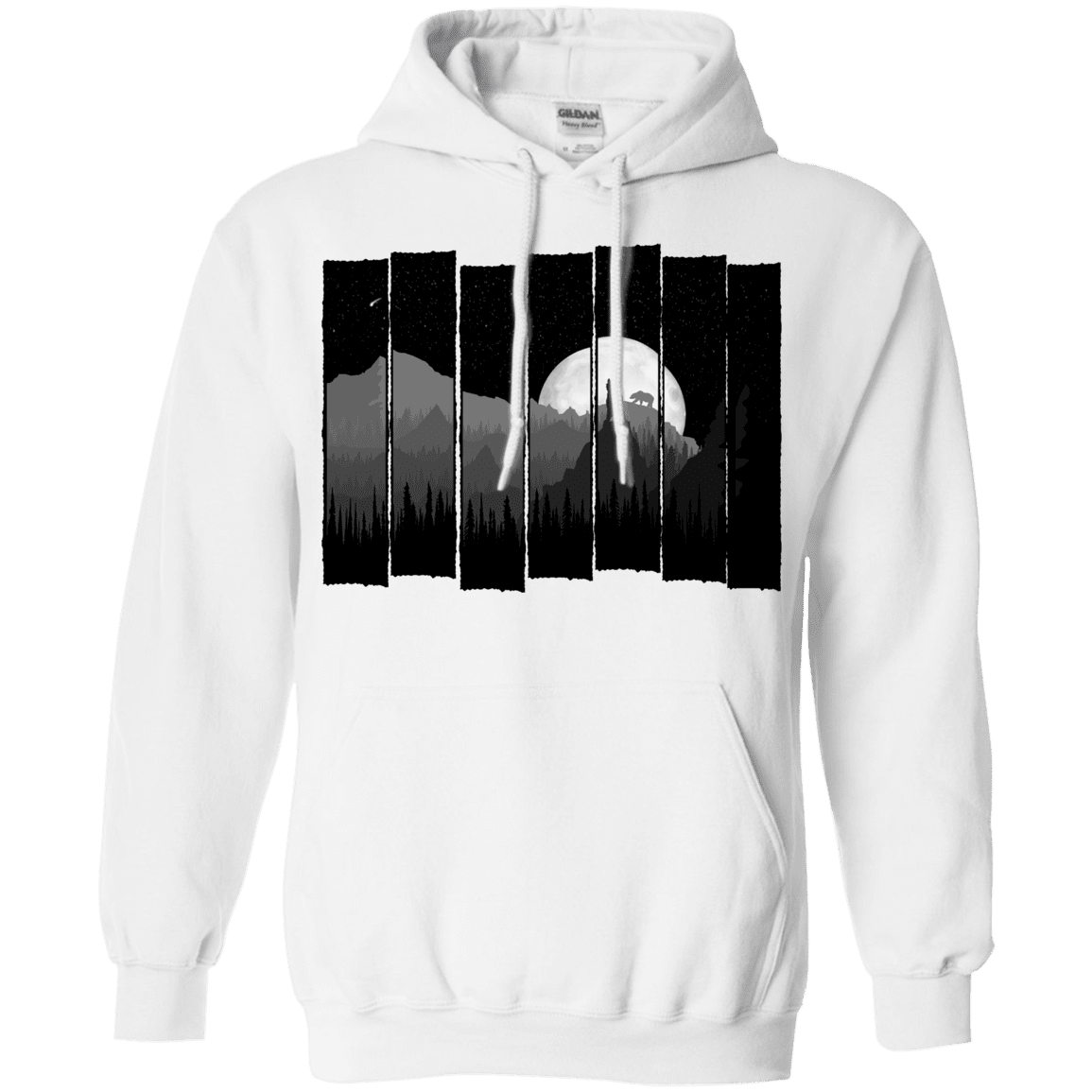Sweatshirts White / S Bear Slats Pullover Hoodie
