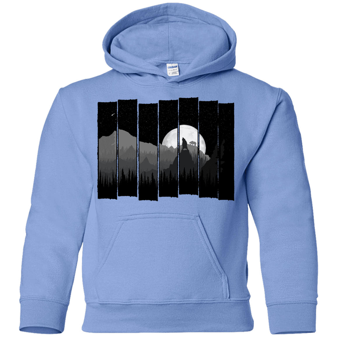 Sweatshirts Carolina Blue / YS Bear Slats Youth Hoodie