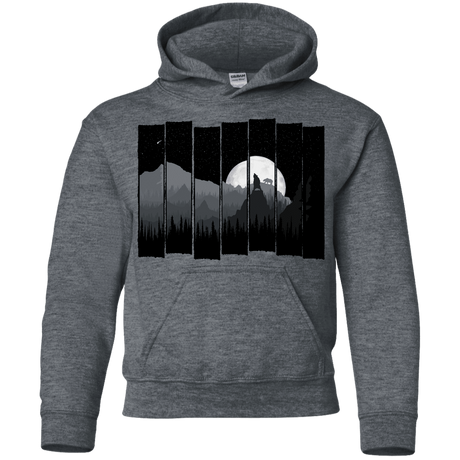 Sweatshirts Dark Heather / YS Bear Slats Youth Hoodie