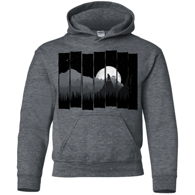 Sweatshirts Dark Heather / YS Bear Slats Youth Hoodie