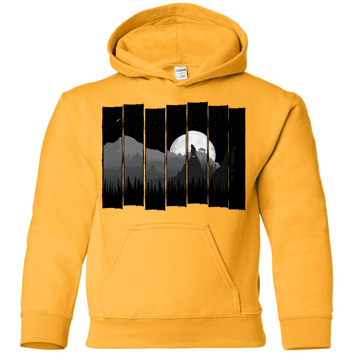 Sweatshirts Gold / YS Bear Slats Youth Hoodie