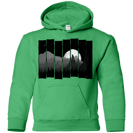 Sweatshirts Irish Green / YS Bear Slats Youth Hoodie