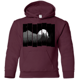Sweatshirts Maroon / YS Bear Slats Youth Hoodie