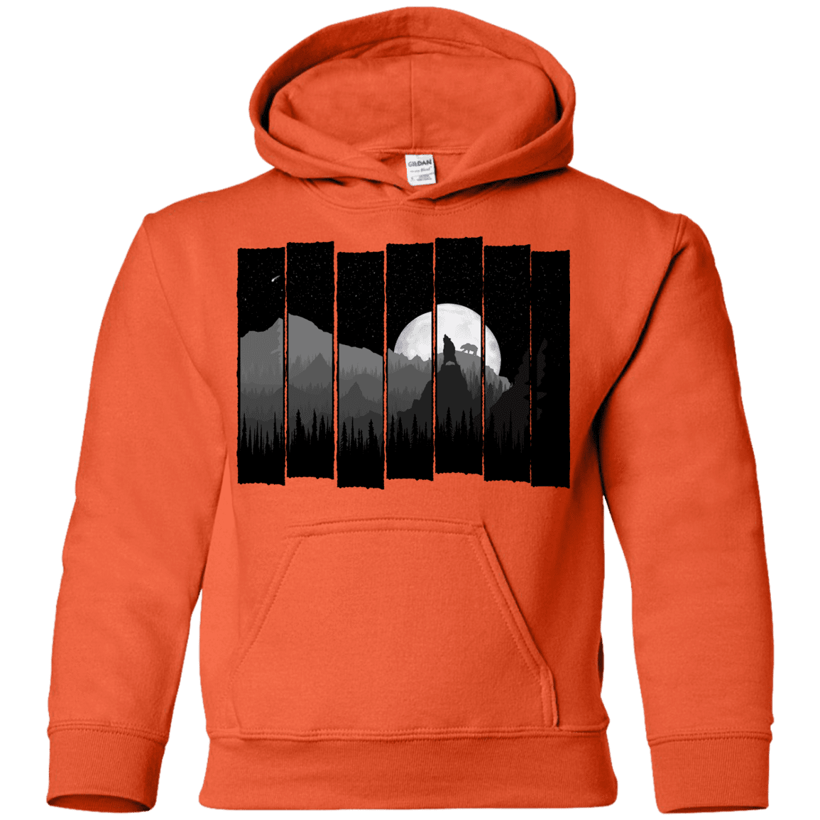 Sweatshirts Orange / YS Bear Slats Youth Hoodie