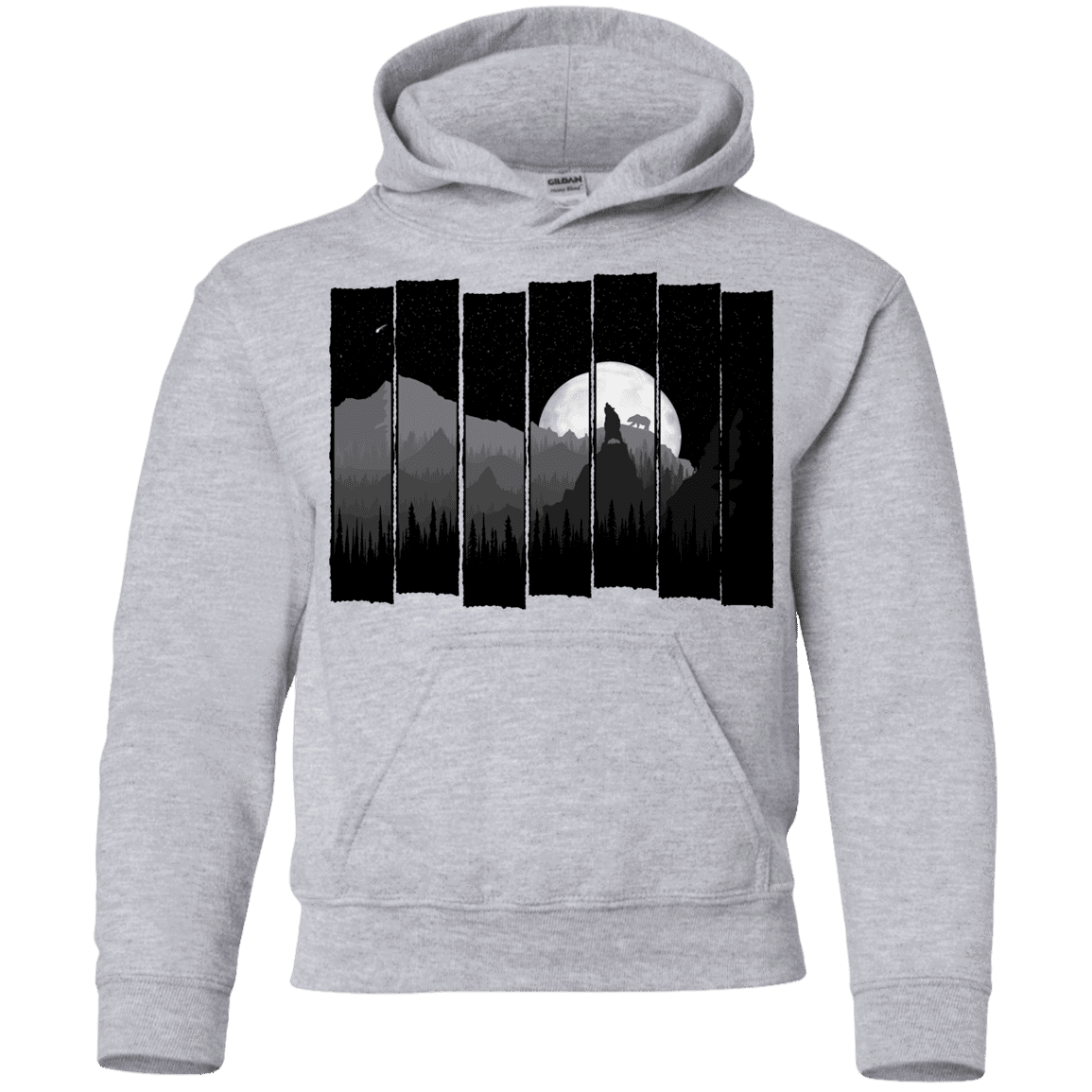 Sweatshirts Sport Grey / YS Bear Slats Youth Hoodie