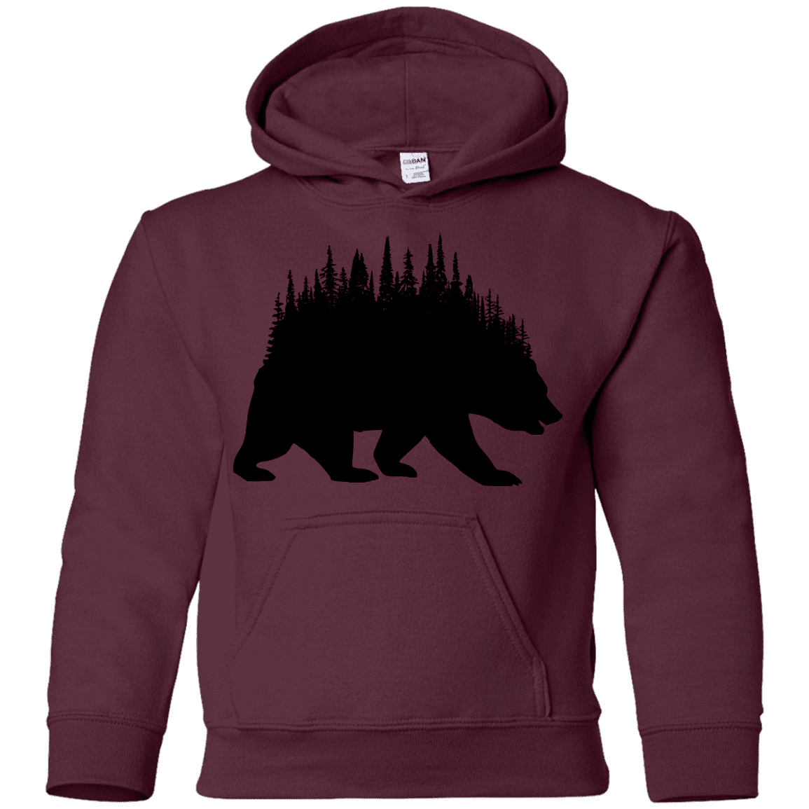 Sweatshirts Maroon / YS Bears Home Youth Hoodie