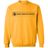 Sweatshirts Gold / Small Beast Mode Activated Crewneck Sweatshirt