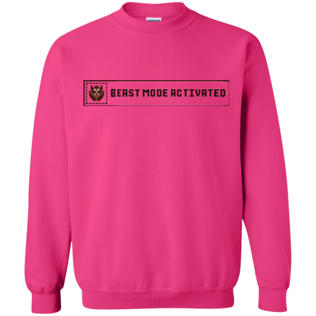 Sweatshirts Heliconia / Small Beast Mode Activated Crewneck Sweatshirt