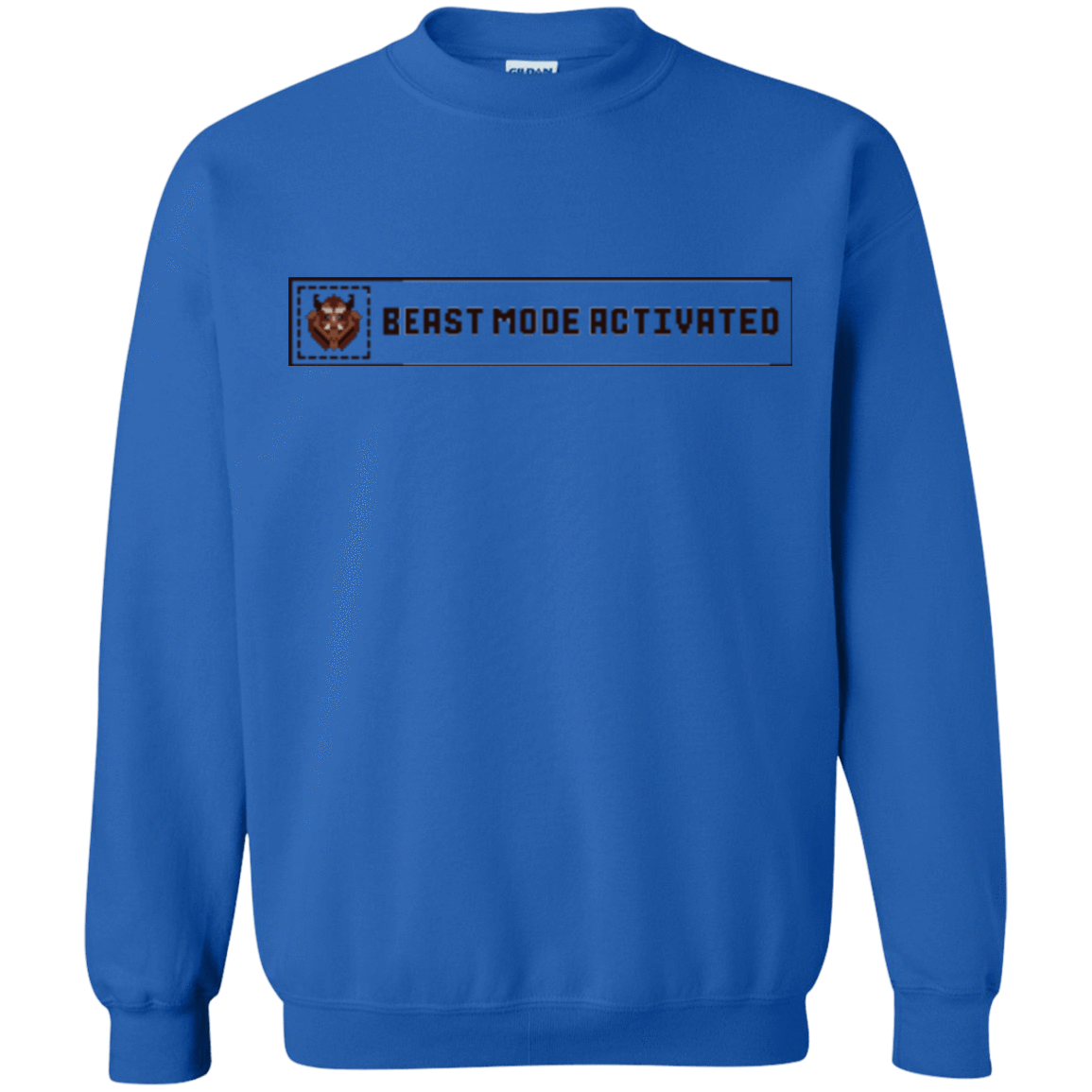 Sweatshirts Royal / Small Beast Mode Activated Crewneck Sweatshirt