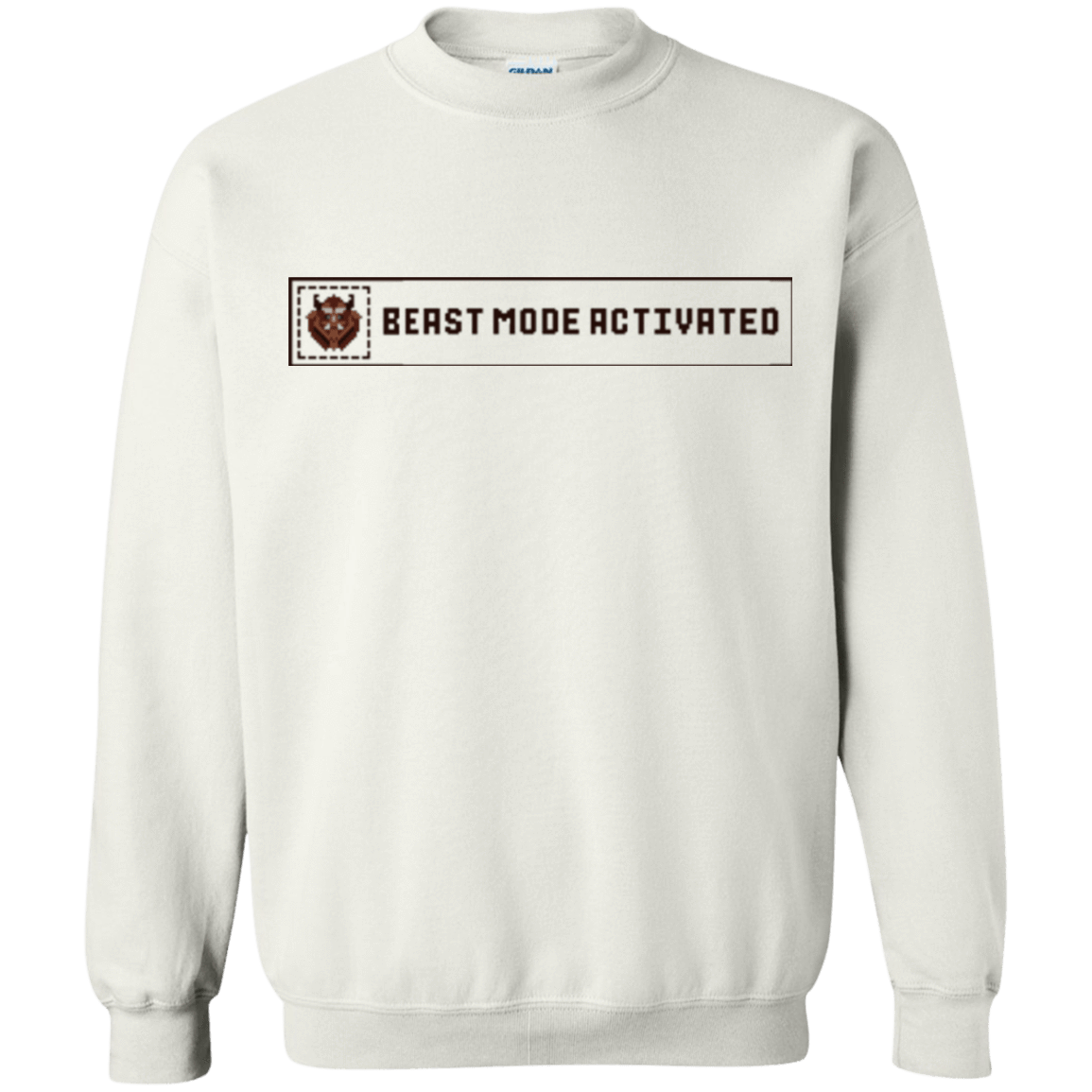 Sweatshirts White / Small Beast Mode Activated Crewneck Sweatshirt