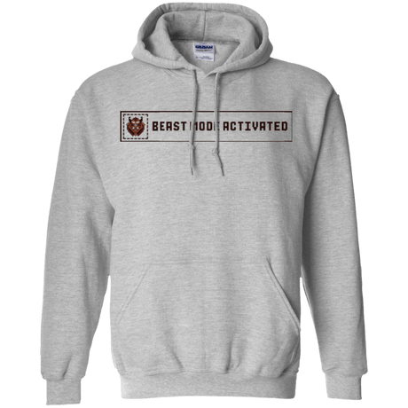 Sweatshirts Sport Grey / Small Beast Mode Activated Pullover Hoodie