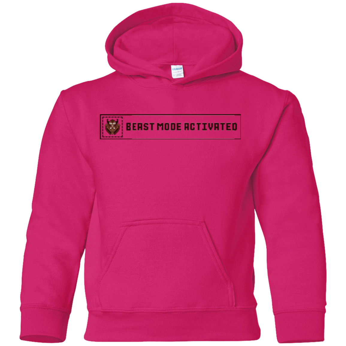 Sweatshirts Heliconia / YS Beast Mode Activated Youth Hoodie