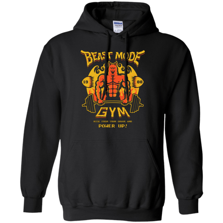 Sweatshirts Black / Small Beast Mode Gym Pullover Hoodie