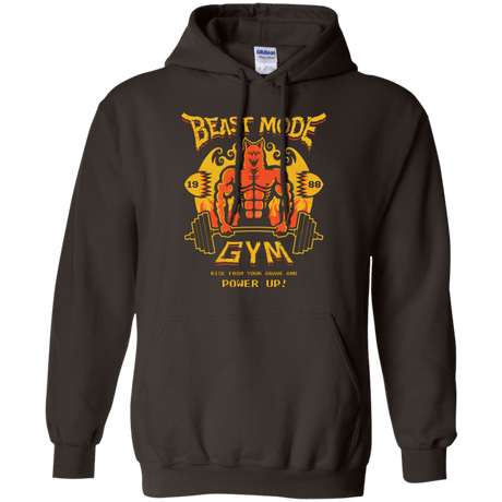Sweatshirts Dark Chocolate / Small Beast Mode Gym Pullover Hoodie