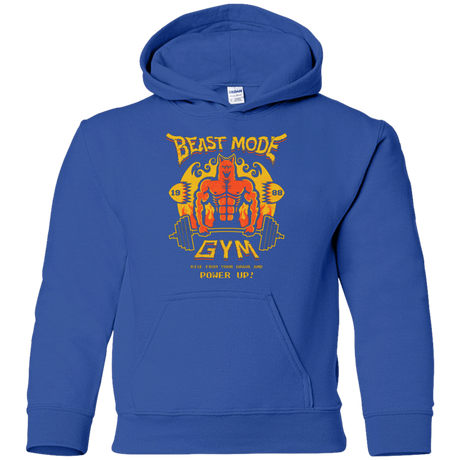 Sweatshirts Royal / YS Beast Mode Gym Youth Hoodie