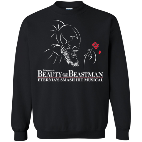 Sweatshirts Black / Small Beauty and the Beastman Crewneck Sweatshirt