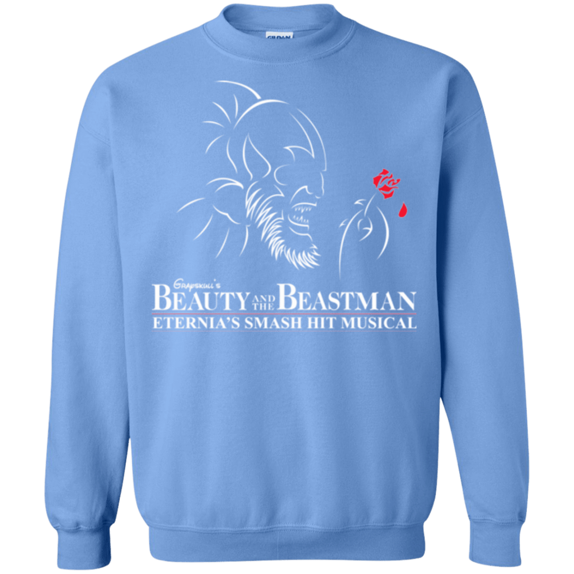 Sweatshirts Carolina Blue / Small Beauty and the Beastman Crewneck Sweatshirt