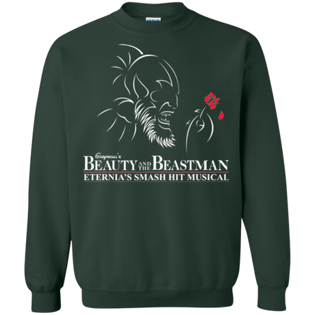 Sweatshirts Forest Green / Small Beauty and the Beastman Crewneck Sweatshirt