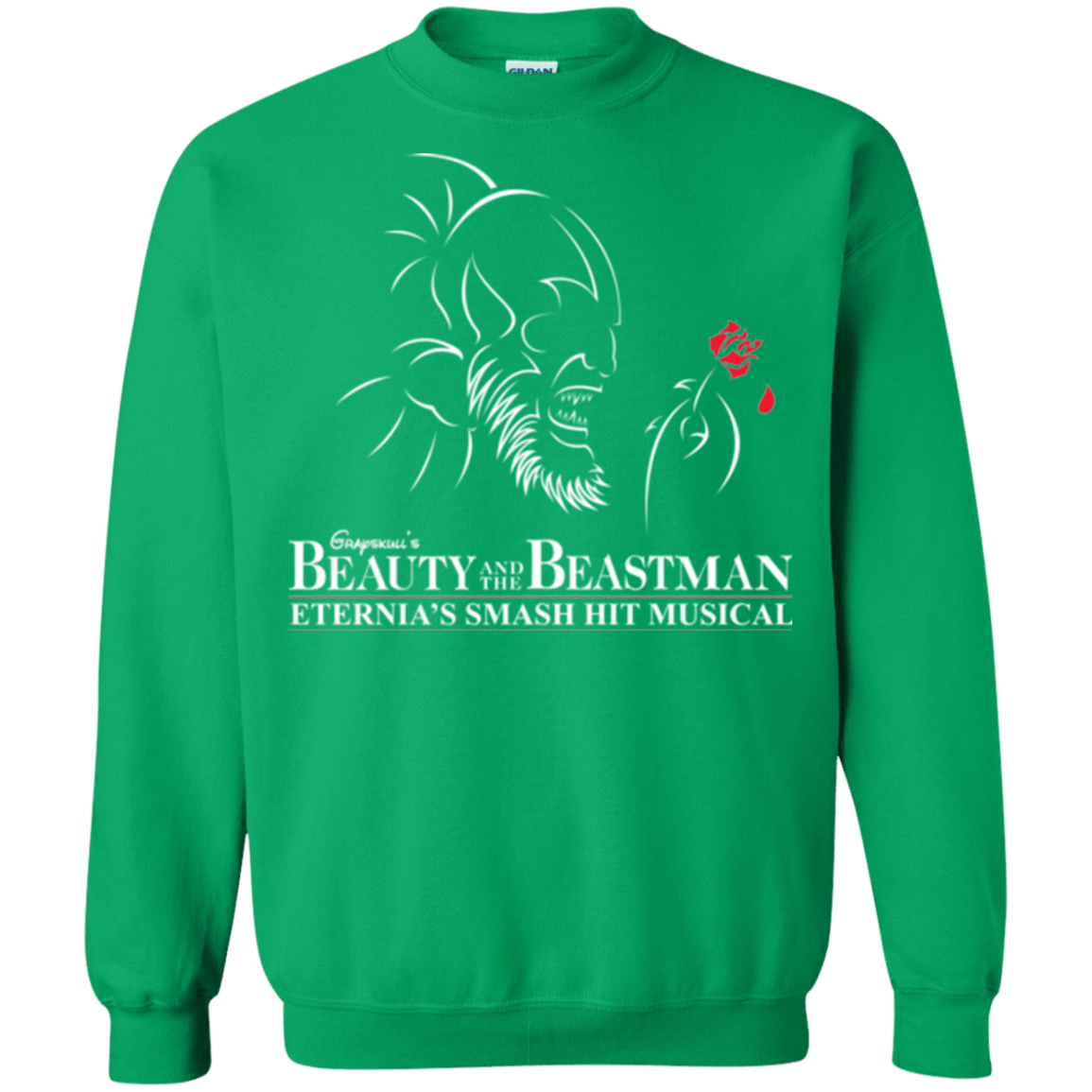 Sweatshirts Irish Green / Small Beauty and the Beastman Crewneck Sweatshirt