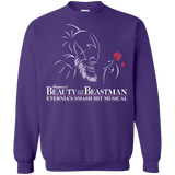 Sweatshirts Purple / Small Beauty and the Beastman Crewneck Sweatshirt