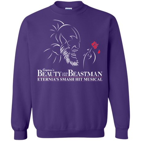 Sweatshirts Purple / Small Beauty and the Beastman Crewneck Sweatshirt