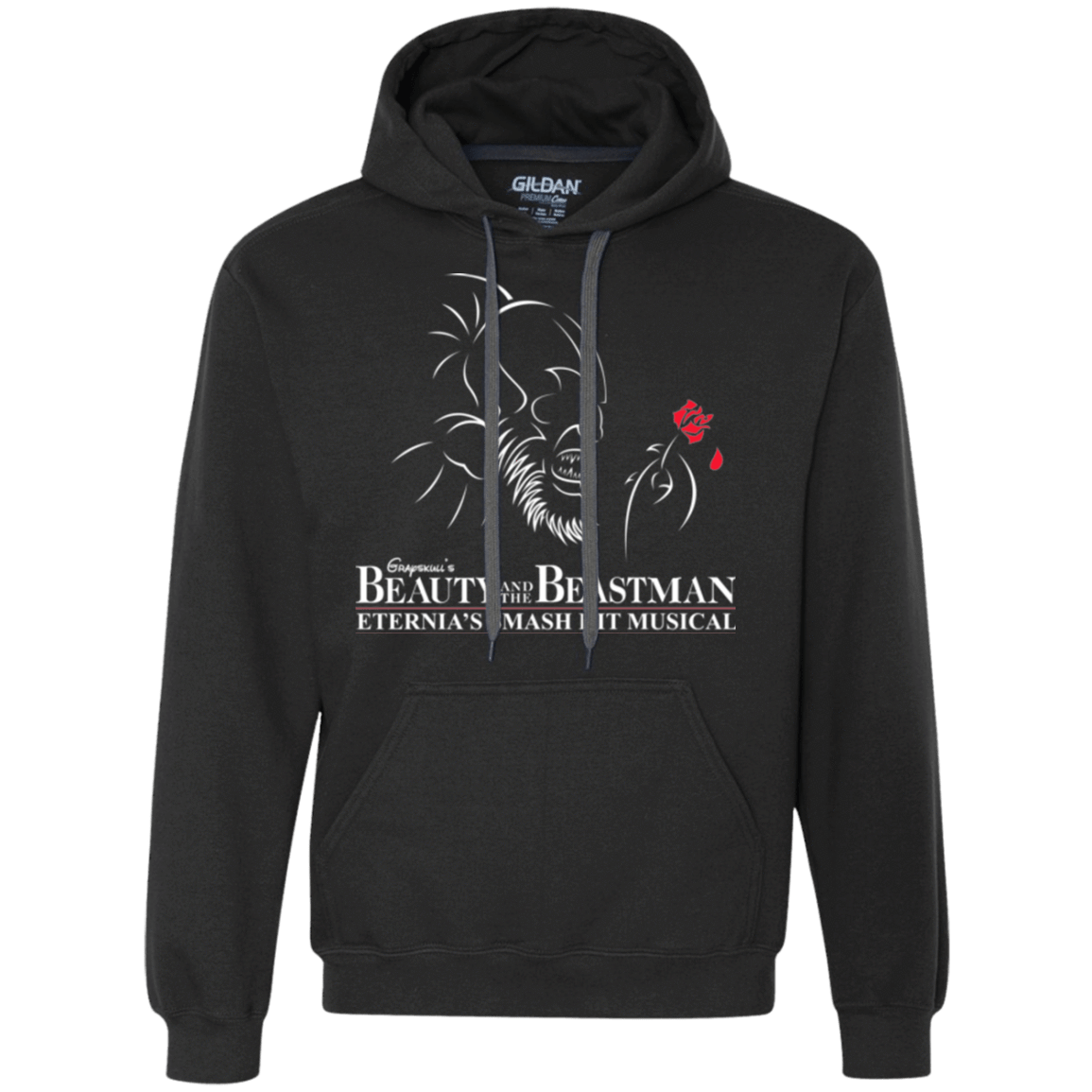 Sweatshirts Black / Small Beauty and the Beastman Premium Fleece Hoodie