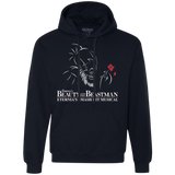 Sweatshirts Navy / Small Beauty and the Beastman Premium Fleece Hoodie