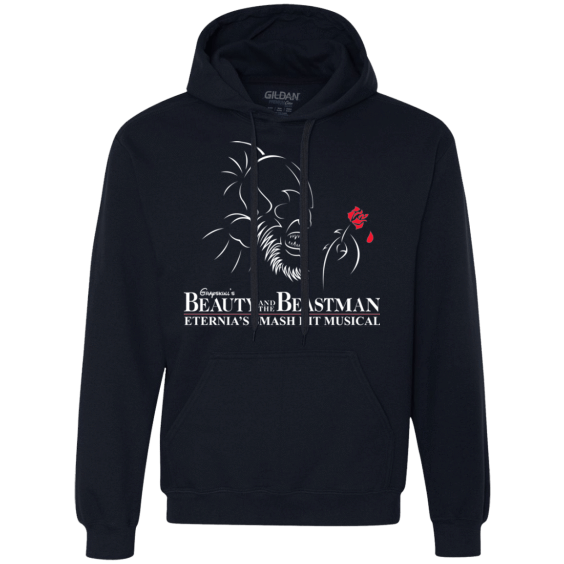 Sweatshirts Navy / Small Beauty and the Beastman Premium Fleece Hoodie